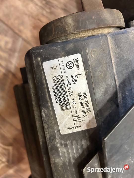 Lampy przód Passat B7 Jasna