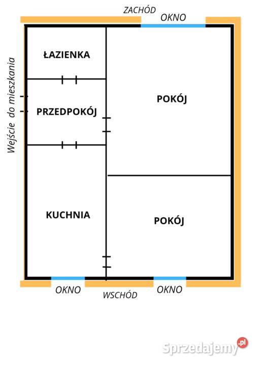 Na sprzedaż mieszkanie 4250 m2 2 pokoje w warmińsko-mazurskie