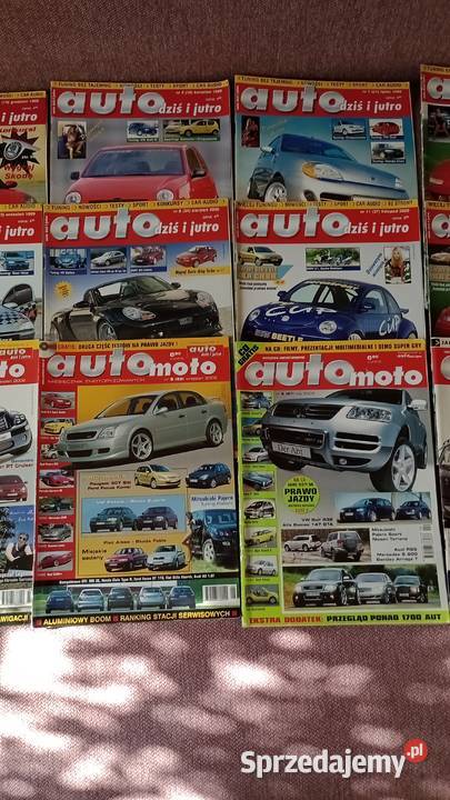 Auto dziś i jutro Auto moto archiwalne numery miękka Pacierzów