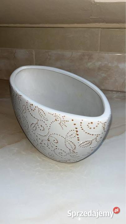 Doniczka ceramiczna osłonka Owalna Może być Antyki, Sztuka, Kolekcje Gdańsk