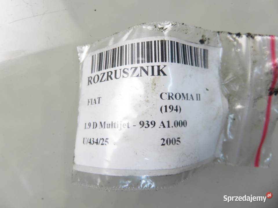 ROZRUSZNIK FIAT CROMA II 19 D 0001108202 małopolskie
