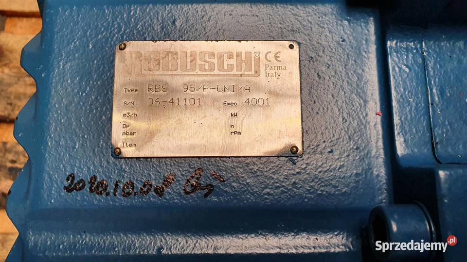 Dmuchawa RBS95 FUNIA 0641101 S004529 opolskie Wilków sprzedam