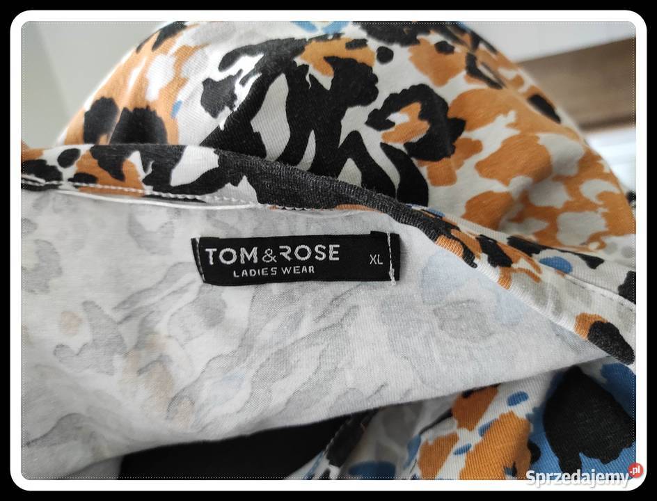 Krótka sukienka w kwiaty Tom Rose rozmiar 42 XL Kwiatki Płock