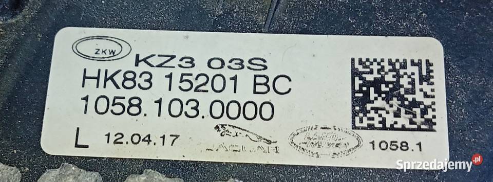 Range Rover Velar Led lewy przedni Przeźmierowo sprzedam