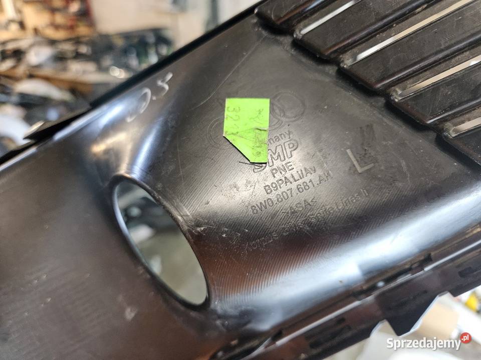 AUDI A4 B9 LIFT SLINE KRATKA LEWA ZDERZAKA PRZÓD Międzychód