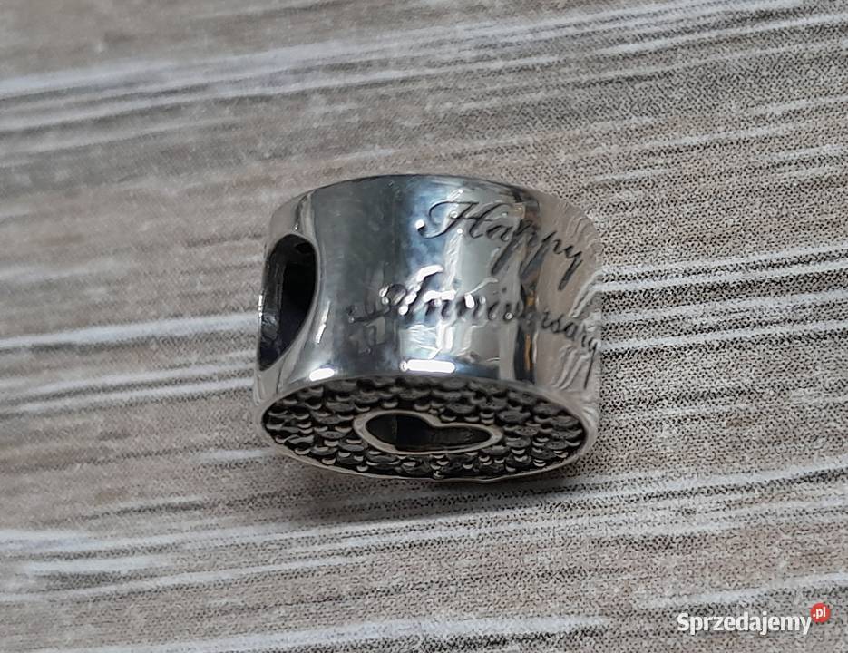 Pandora Charm Moments koralik z dziurką w srebro
