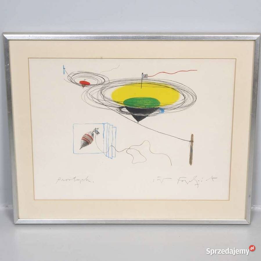 Grafika artysty Jrgen Fogelqvist Szwecja Piła