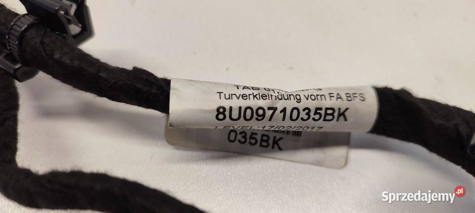AUDI Q3 8U WIĄZKA DRZWI PRZÓD 8U0971035BK