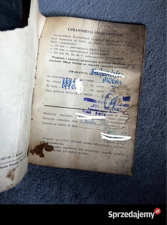 Rama wsk M06B3 romet ogar garbuska Części i akcesoria motocyklowe Pleśna