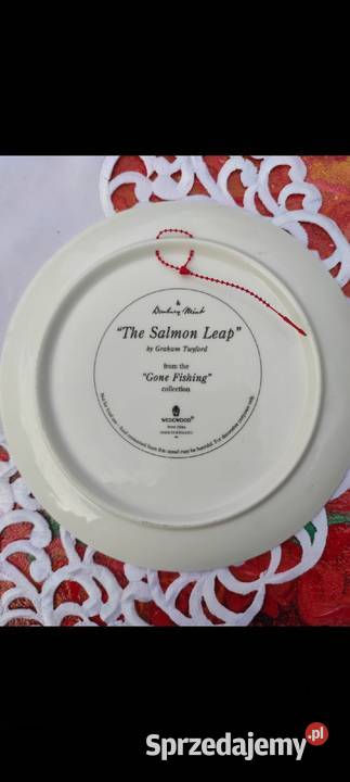 WEDGWOOD GONE FISHING THE SALMON LEAP BY GRAHAM Pabianice