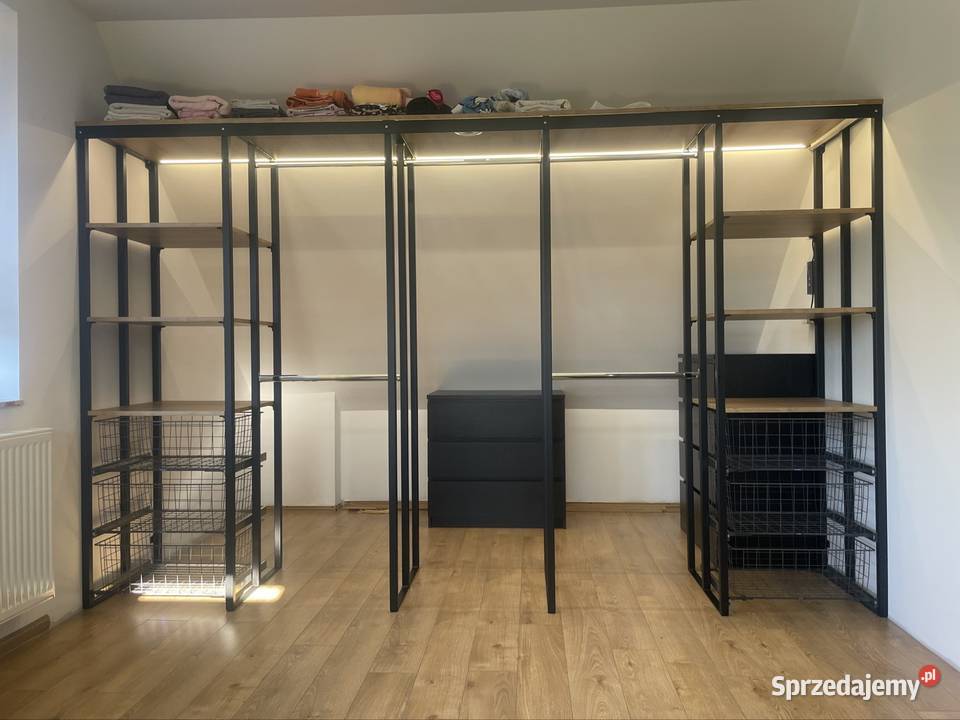 Zabudowa garderoby styl loft szafa na wymiar pomorskie