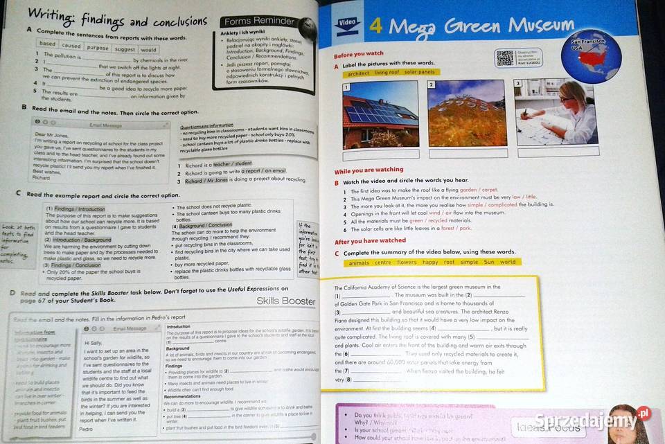 Sprawdzian Z Unitu 2 Kl8 Angielski Teen Explorer sprzedajemy.pl