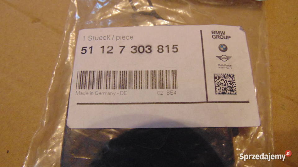 Zaślepka zderzaka haka lewa tył BMW X1 E84 Zderzaki podlaskie Białystok