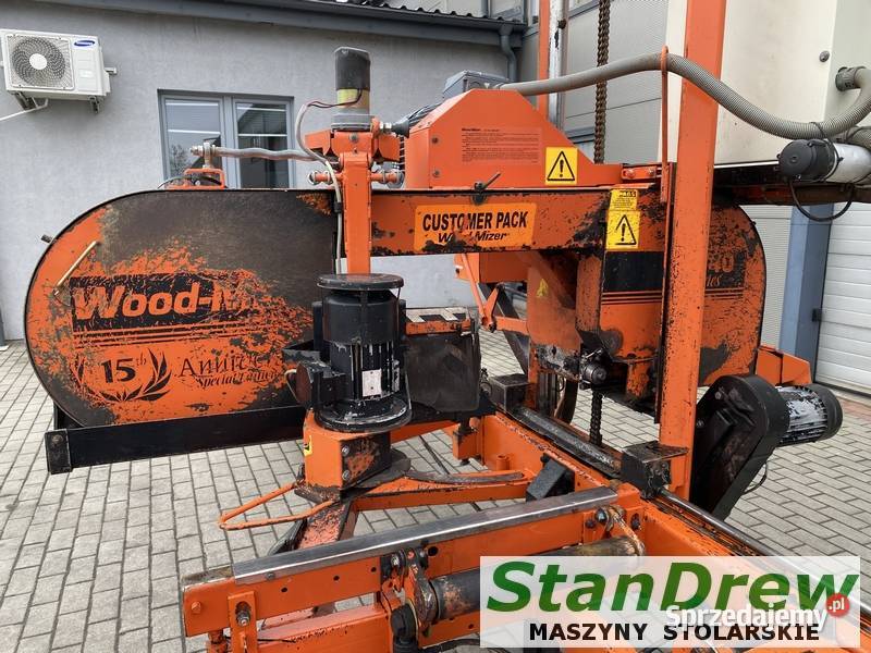 Trak WoodMizer LT 40 z hydrauliką i korowarką Produkcja Mojusz