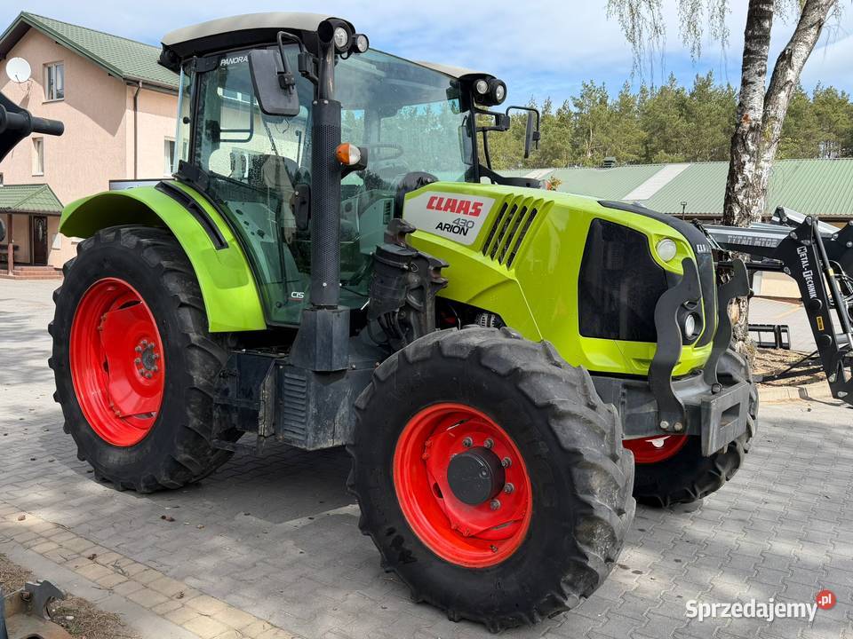 Claas Arion 430 SUPER STAN Arion 410 Tur Ares WOM 540/1000 obr. mazowieckie Laskowiec