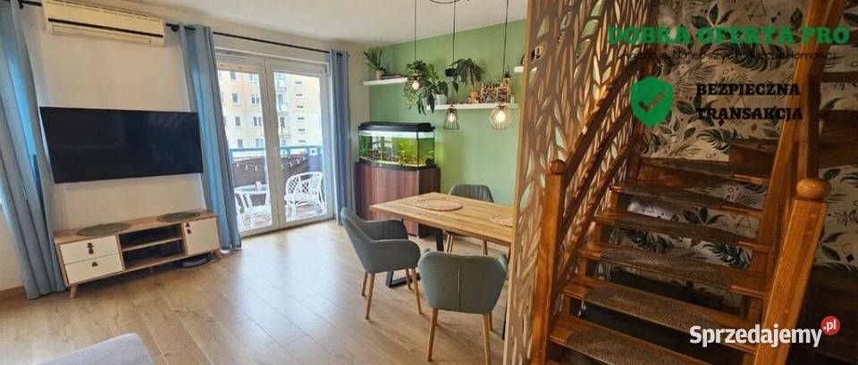 Dwupoziomowe mieszkanie w doskonałej lokalizacji 95m2 Gdańsk