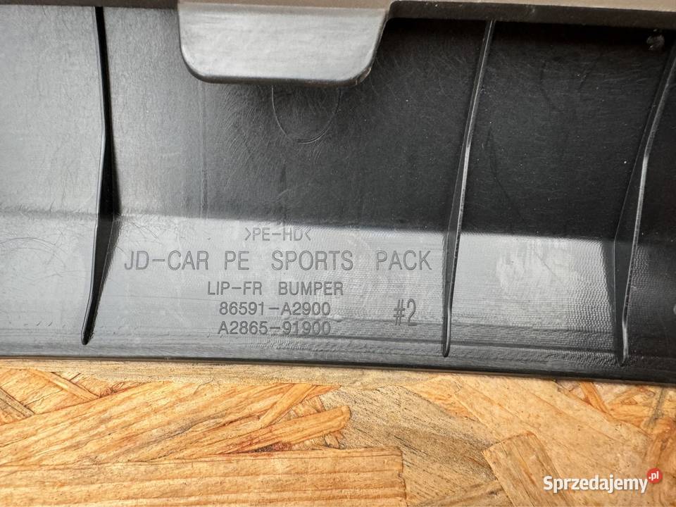 Hokej spoiler zderzaka przód Kia Ceed proceed 2 wielkopolskie Sieraków
