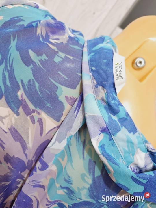 44 Zwiewna bluzka tiulowa z falbankanowa Braniewo