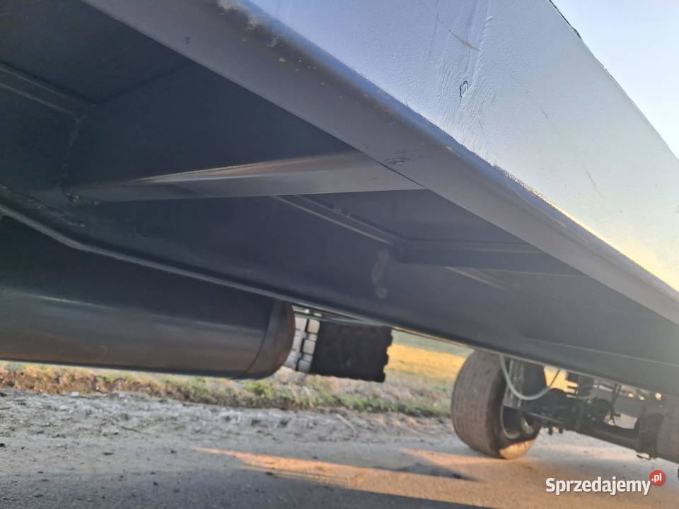 Przyczepa do bel skrzynio palet slomy Mgoszcz sprzedam