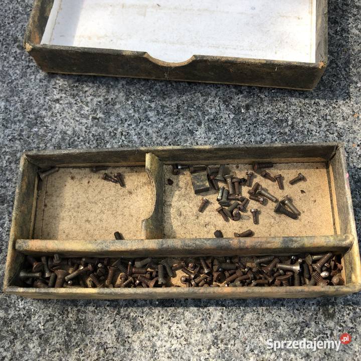 Zestaw śrub nakrętek zegarmistrzowskich małych Poznań sprzedam