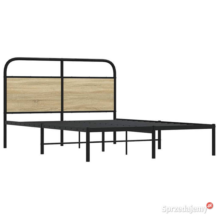 Łóżko bez materaca dąb sonoma 140x190 WM4100258