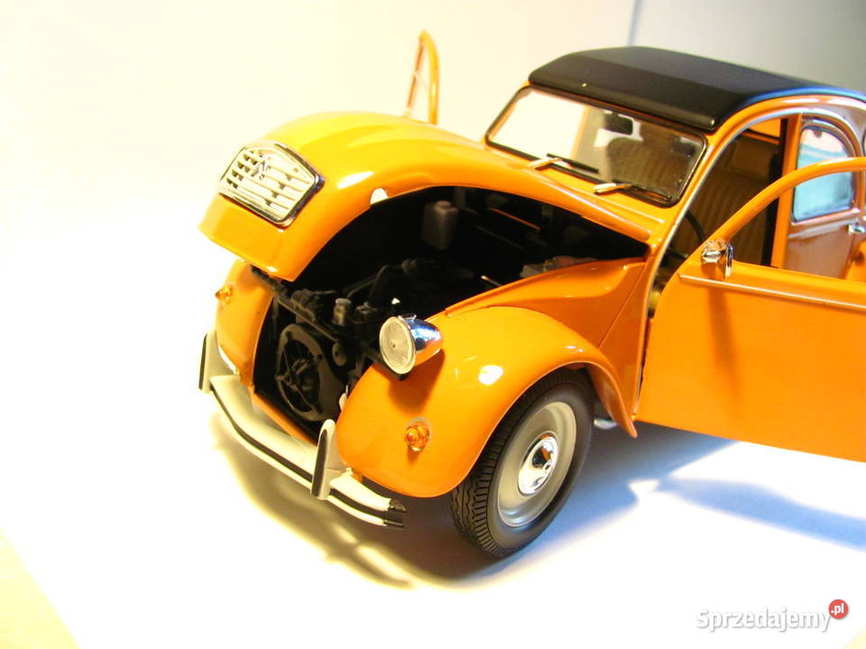 Samochód realistyczny model Citroen 2CV skala Modelarstwo Łódź