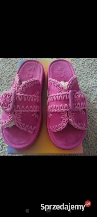 Klapki Roxy różowy mazowieckie Warszawa