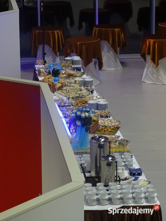 Porcelana talerze szkło kieliszki catering Wieliczka
