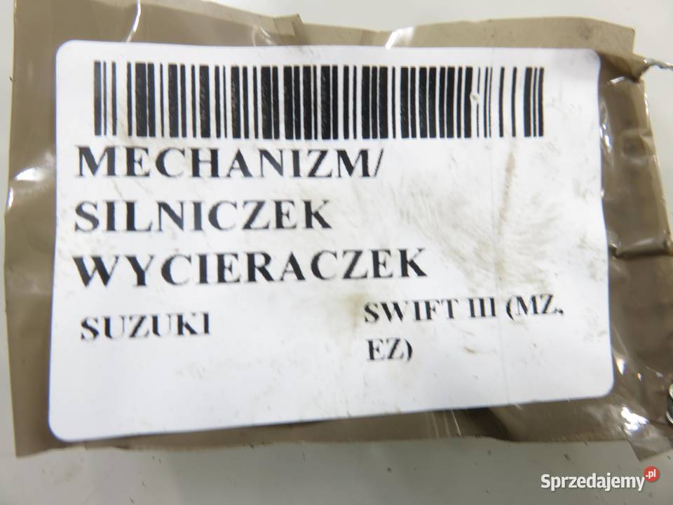 MECHANIZM WYCIERACZEK SUZUKI SWIFT MK6 Mechanizmy wycieraczek małopolskie