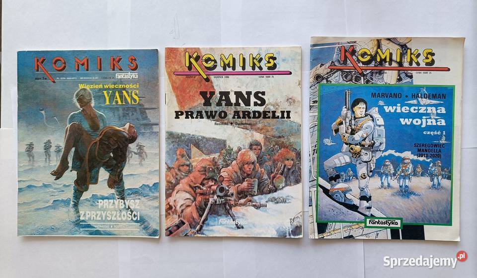 Komiks Fantastyka YANS Więzień Wieczności 2 Rok wydania 1988 Gdynia