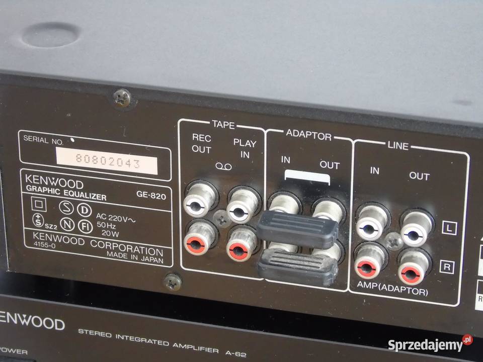 Korektor graficzny Kenwood GE820 WYSYŁKA Warszawa