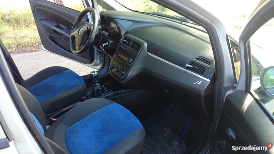 Fiat Grande Punto srebrny autoalarm Mielec sprzedam
