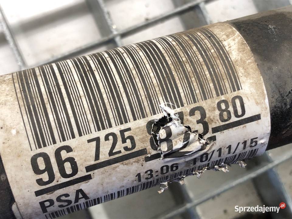 PÓŁOŚ PRAWY PRZÓD DS DS 5 9672587380 16 210 1518 Półosie