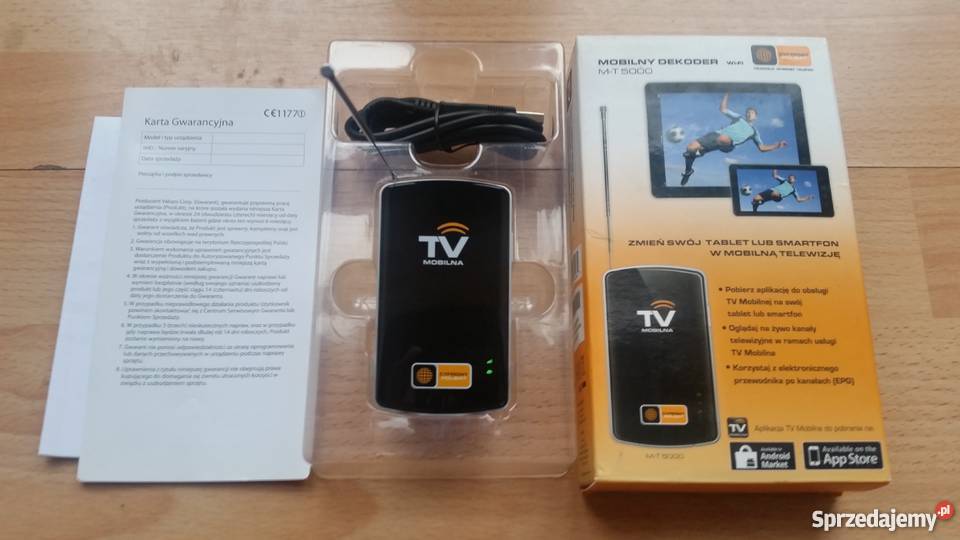 Mobilny dekoder DVBT tuner MT 5000 android Warszawa