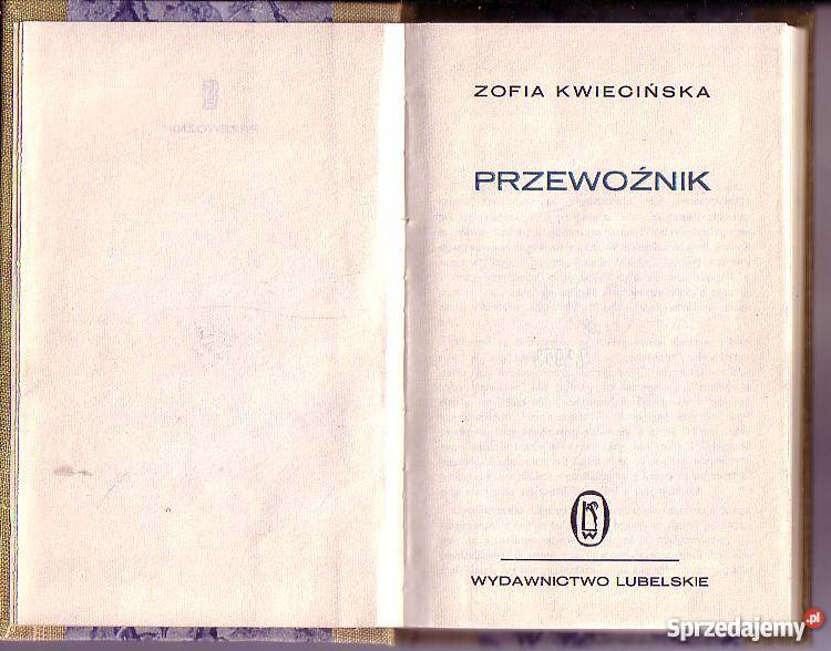 6042 PRZEWOŹNIK ZOFIA KWIECIŃSKA Czyrna