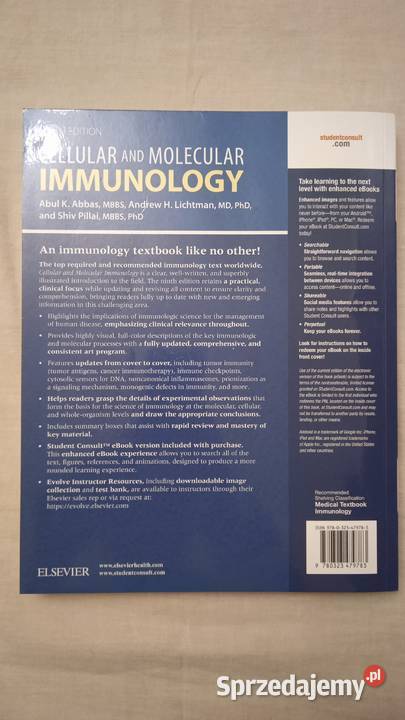 Cellular and Molecular Immunology Abul Abbas Warszawa