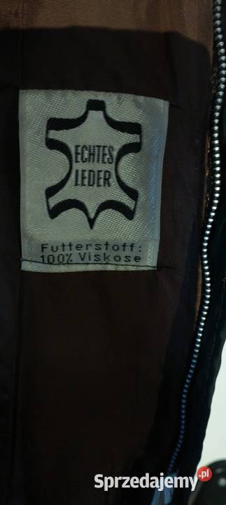 Płaszcz skórzany bez podpinki duży podkarpackie Jarosław