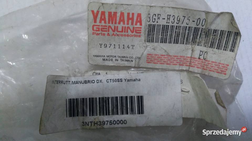 Przełącznik świateł prawy ORGINAŁ Yamaha CT50S Bielsk Podlaski