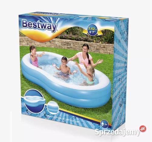 basen dmuchany 262x157x46 BESTWAY 54117 Stalowa Wola