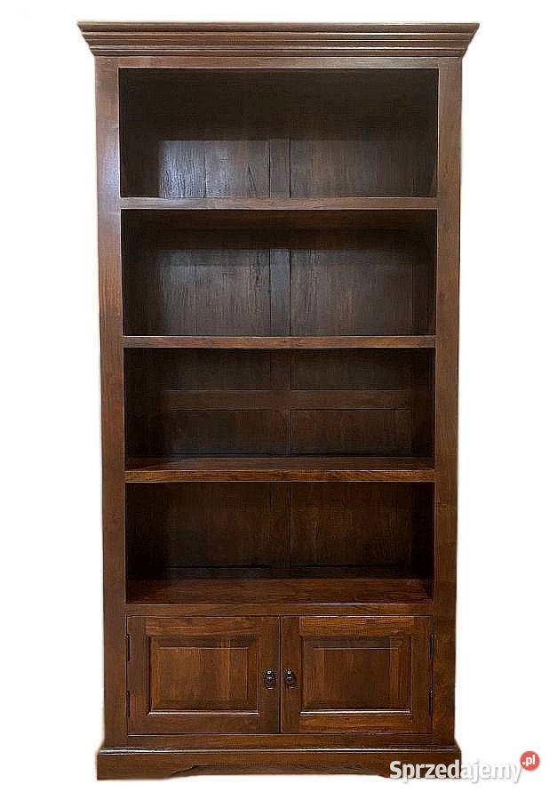 Klasyczny drewniany regał 100 z akacji 195cm Lublin