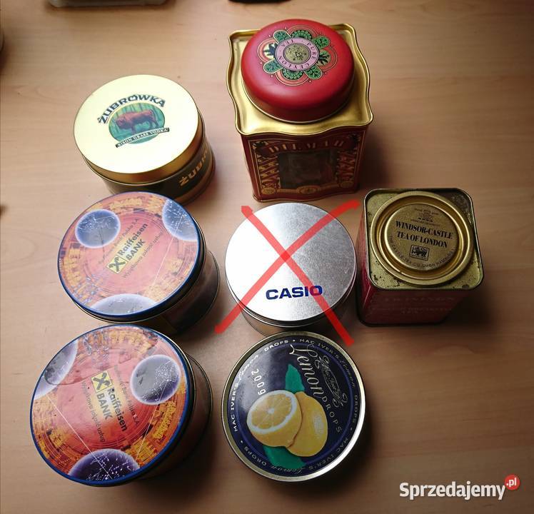 Stara puszka okrągła Mackintoshs Quality Street Warszawa