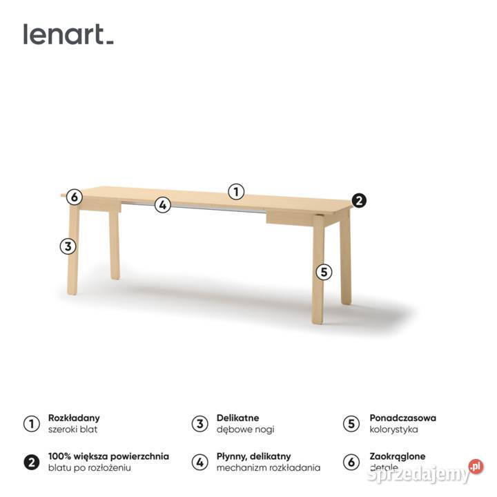 PLOT PT02 stół 104224 rozkładany 140cm sprzedam