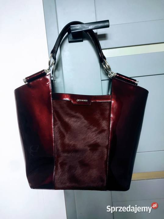 Gino Rossi maxi duża torba shopper z naturalnej śląskie Gliwice