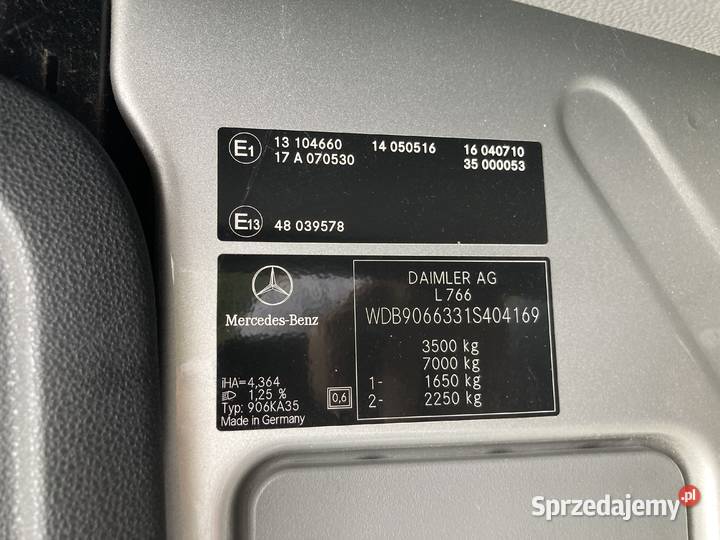 Mercedes Sprinter 316CDI mazowieckie Warszawa