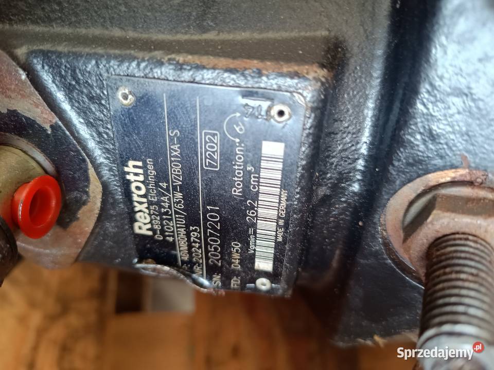 Silnik hydrauliczny Rexroth A6VM80HA1U1 63W Układ hydrauliczny świętokrzyskie Staszów