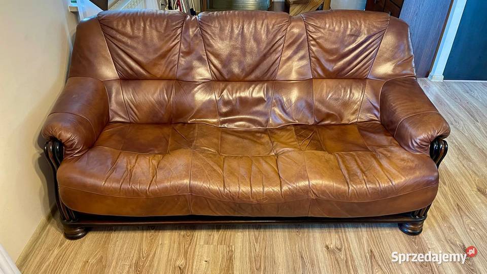 Komplet mebli skórzanych Stan Dwa fotele i Rzeszów