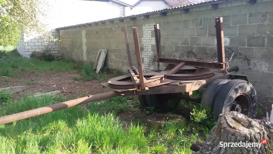 Przyczepa do dłużycy stali prętów drewna rur Skrobów sprzedam