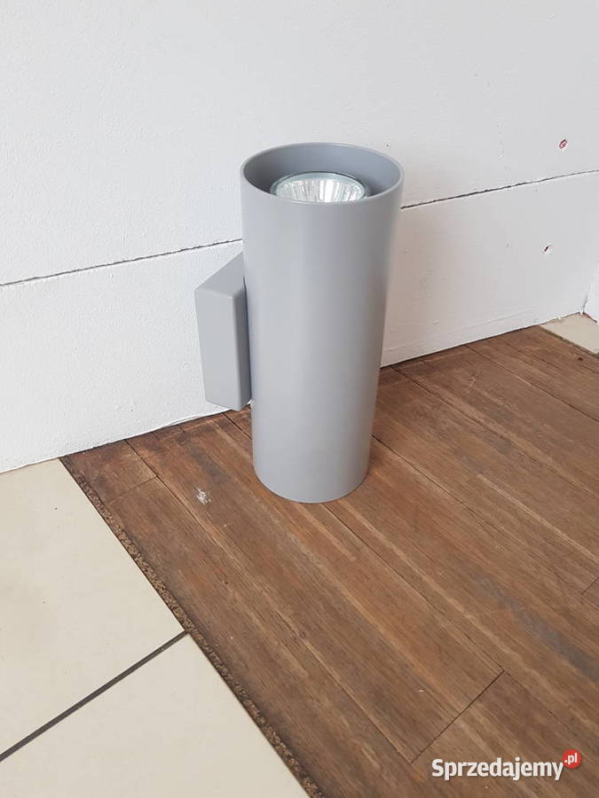 Kinkiet ścienny TUBA góradół SZARY 2x50W GU10 Dom i Ogród
