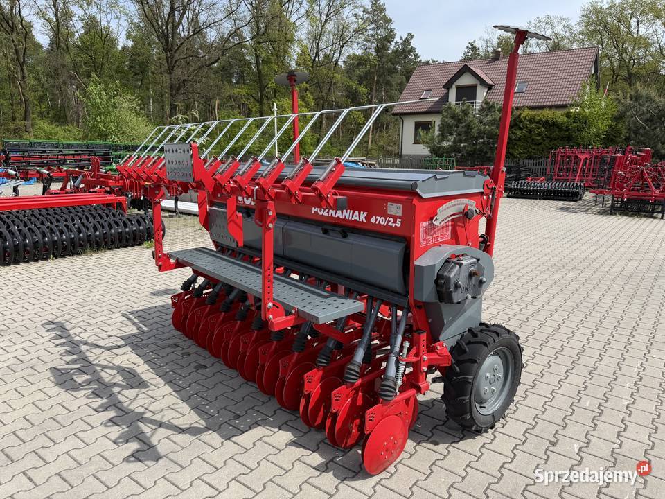 Mechaniczny siewnik zbożowy Poznaniak 47025 wielkopolskie Opatówek