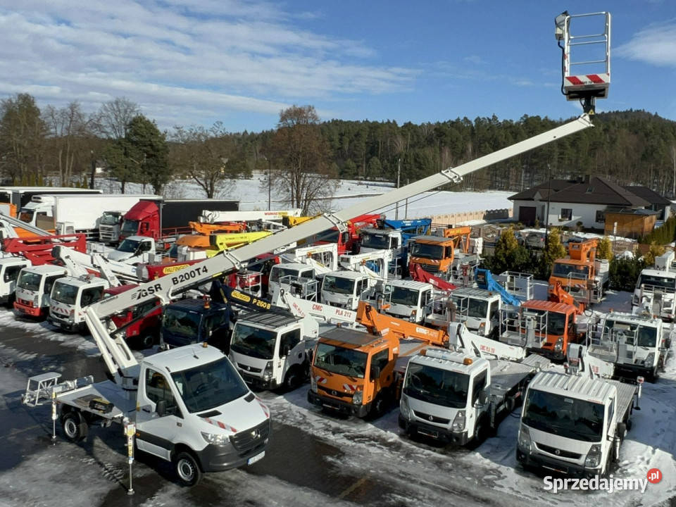 Mercedes Sprinter Podnośnik Koszowy 20m GSR świętokrzyskie Widełki